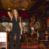 Jacinta black cowl Neck Jumsuit