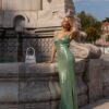 Peony mermaid maxi Dress