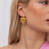 Heart Gold Earrings