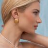 Rene gold Earrings