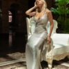 Peony mermaid maxi Dress