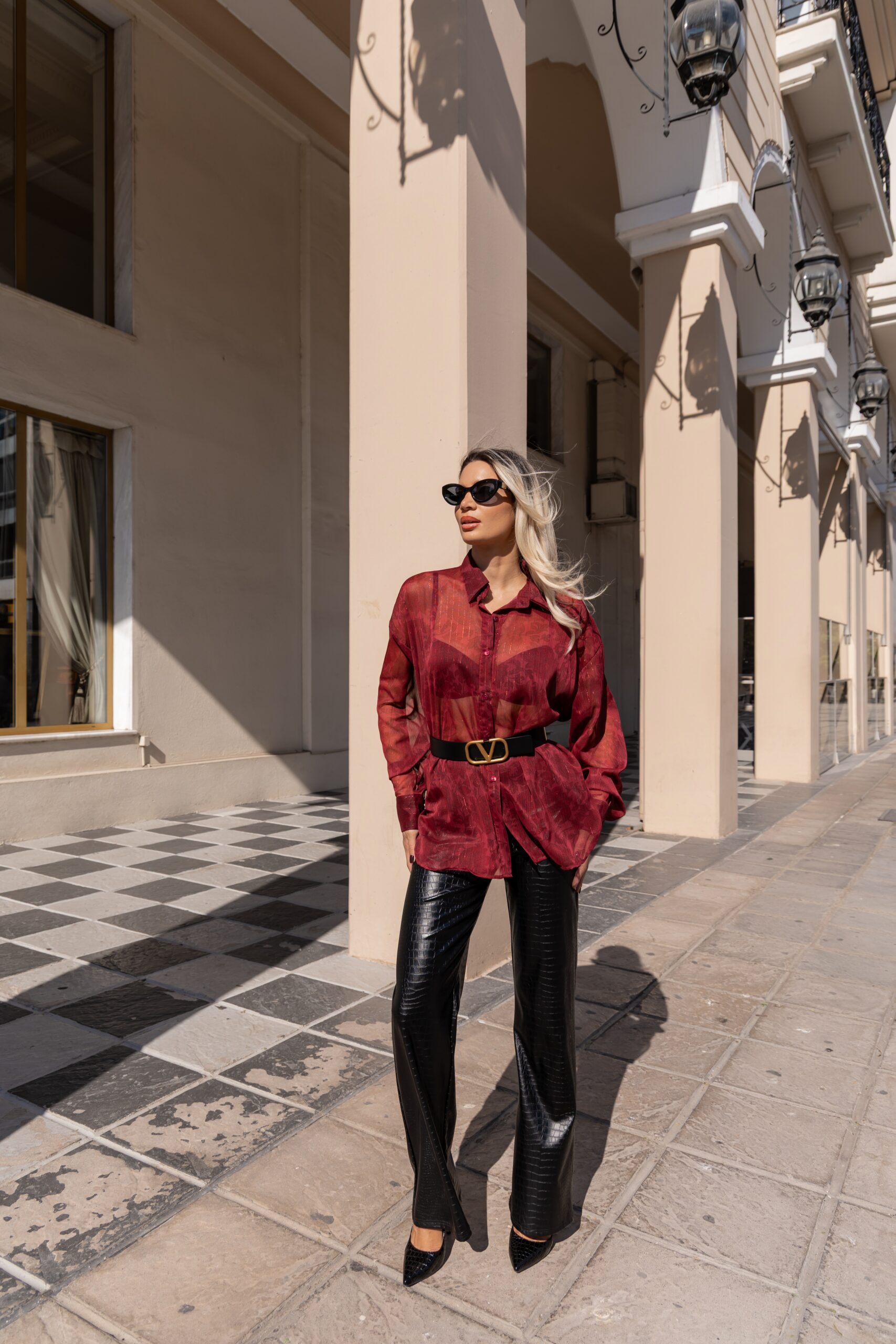 Nora oversized shirt - Print