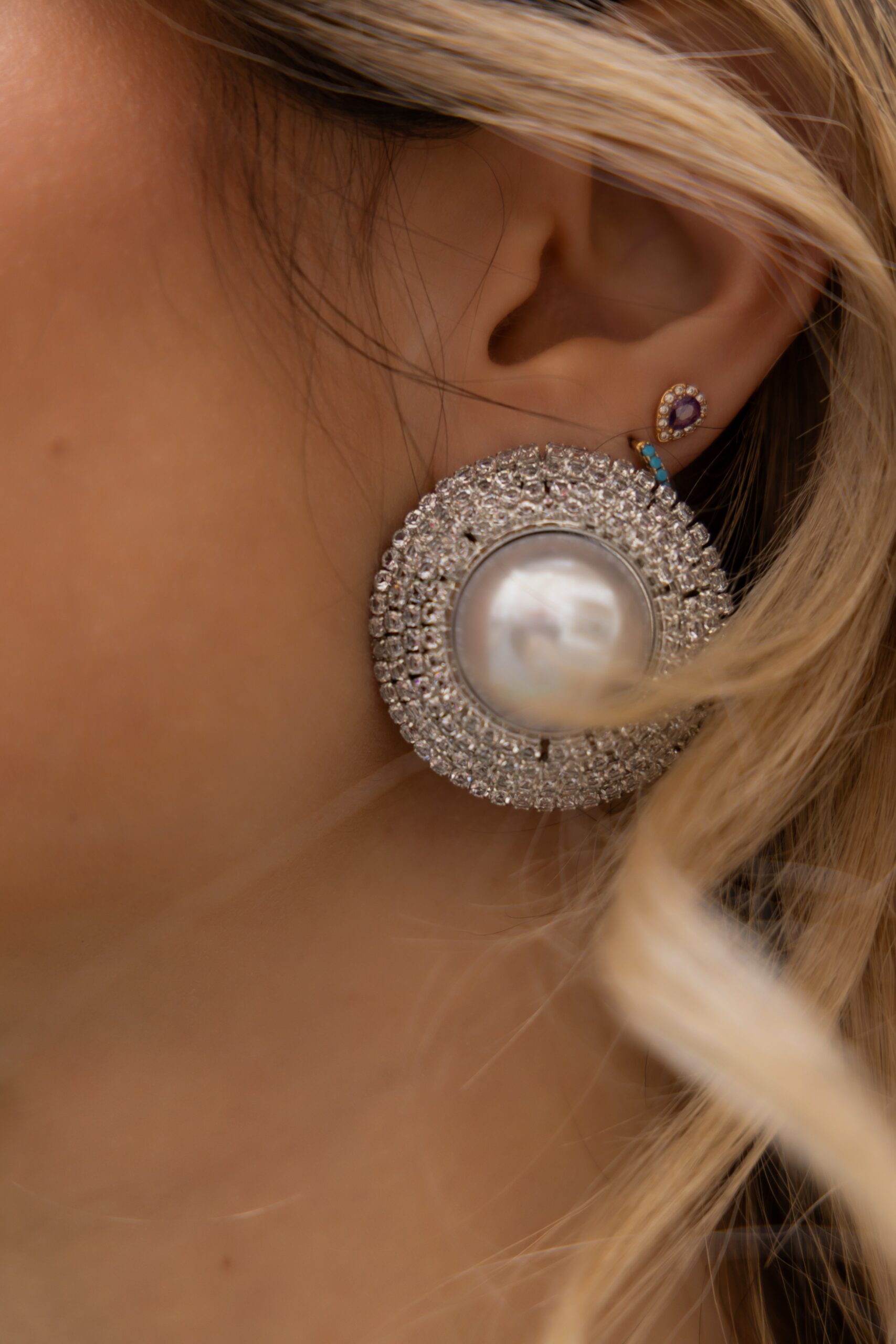 Elara stone Earrings